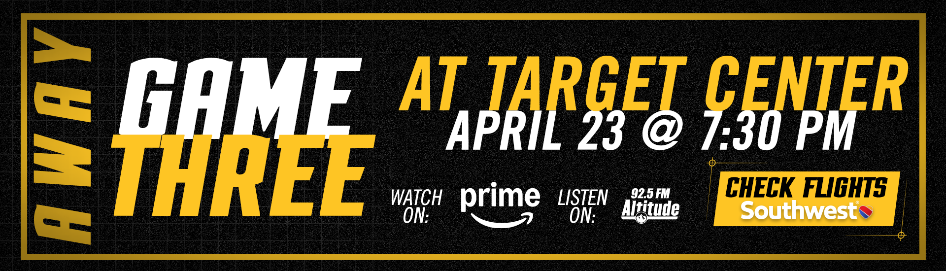 Game 3 | April 23 at 7:30 PM