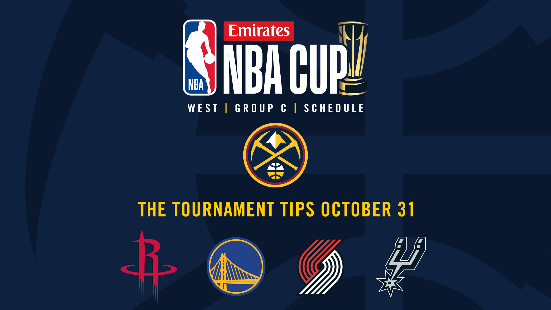 NBA Cup - Group Information - Nuggets Group C