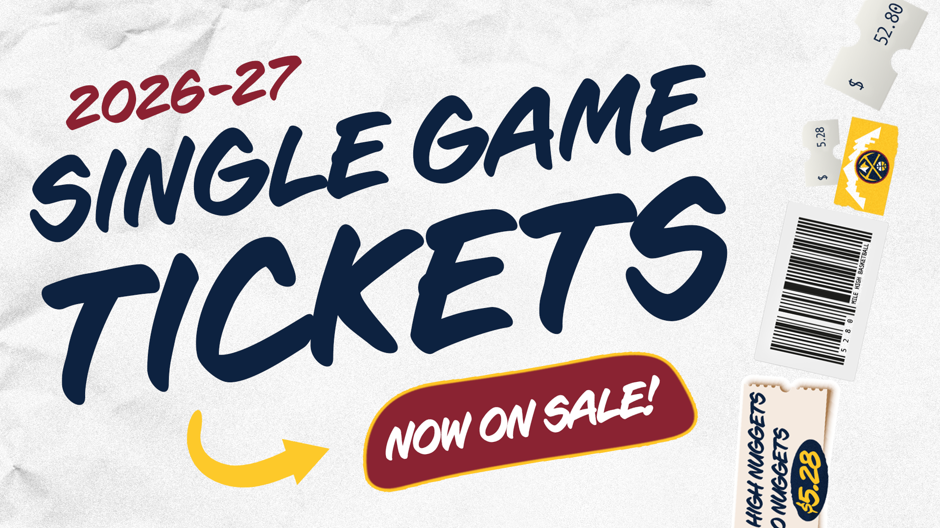 2026-27 Single Game Tickets