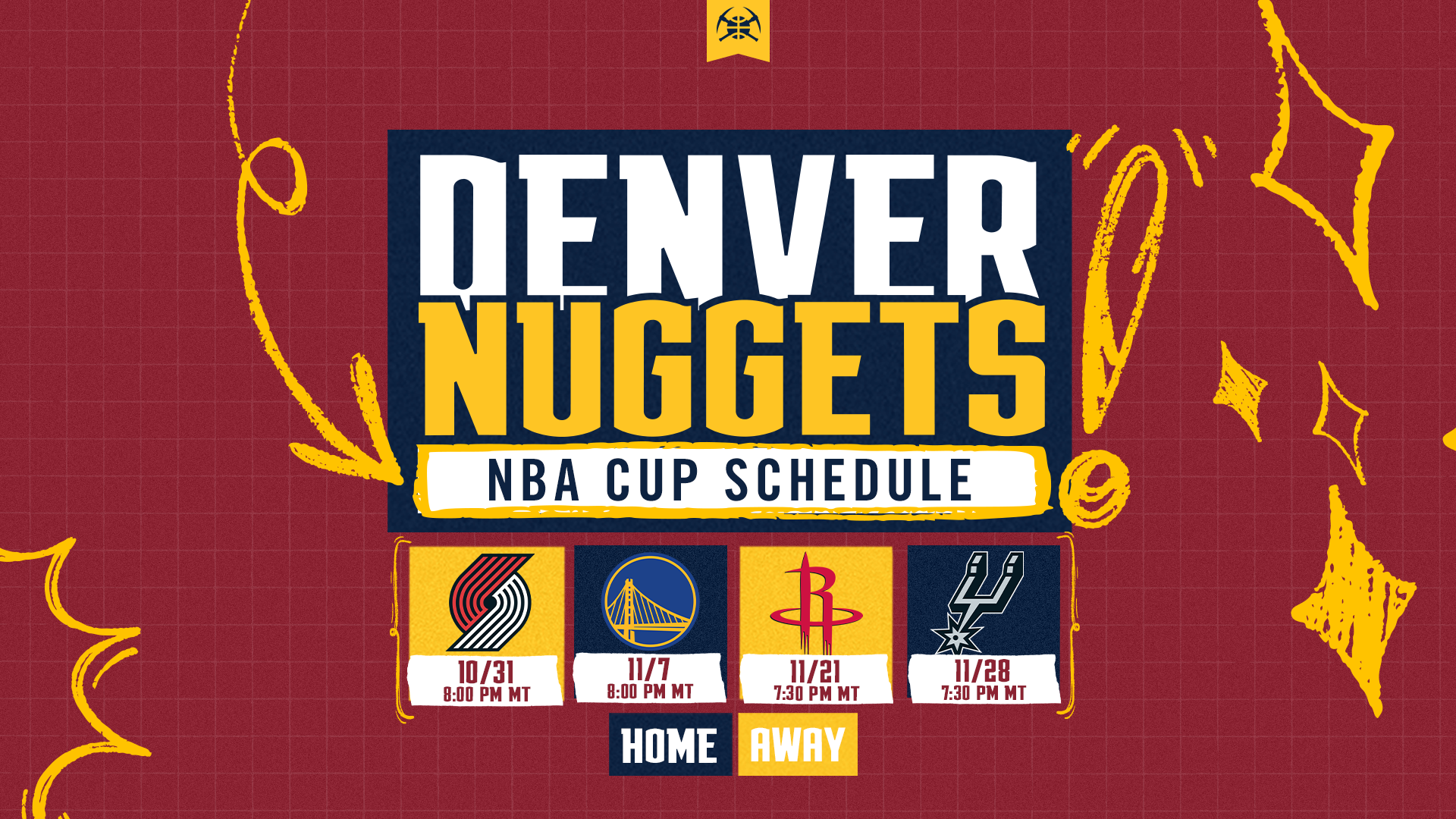 Denver Nuggets NBA Cup Schedule