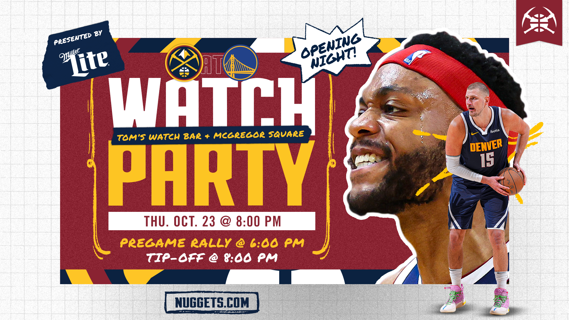 Denver Nuggets Watch Party 10/23
