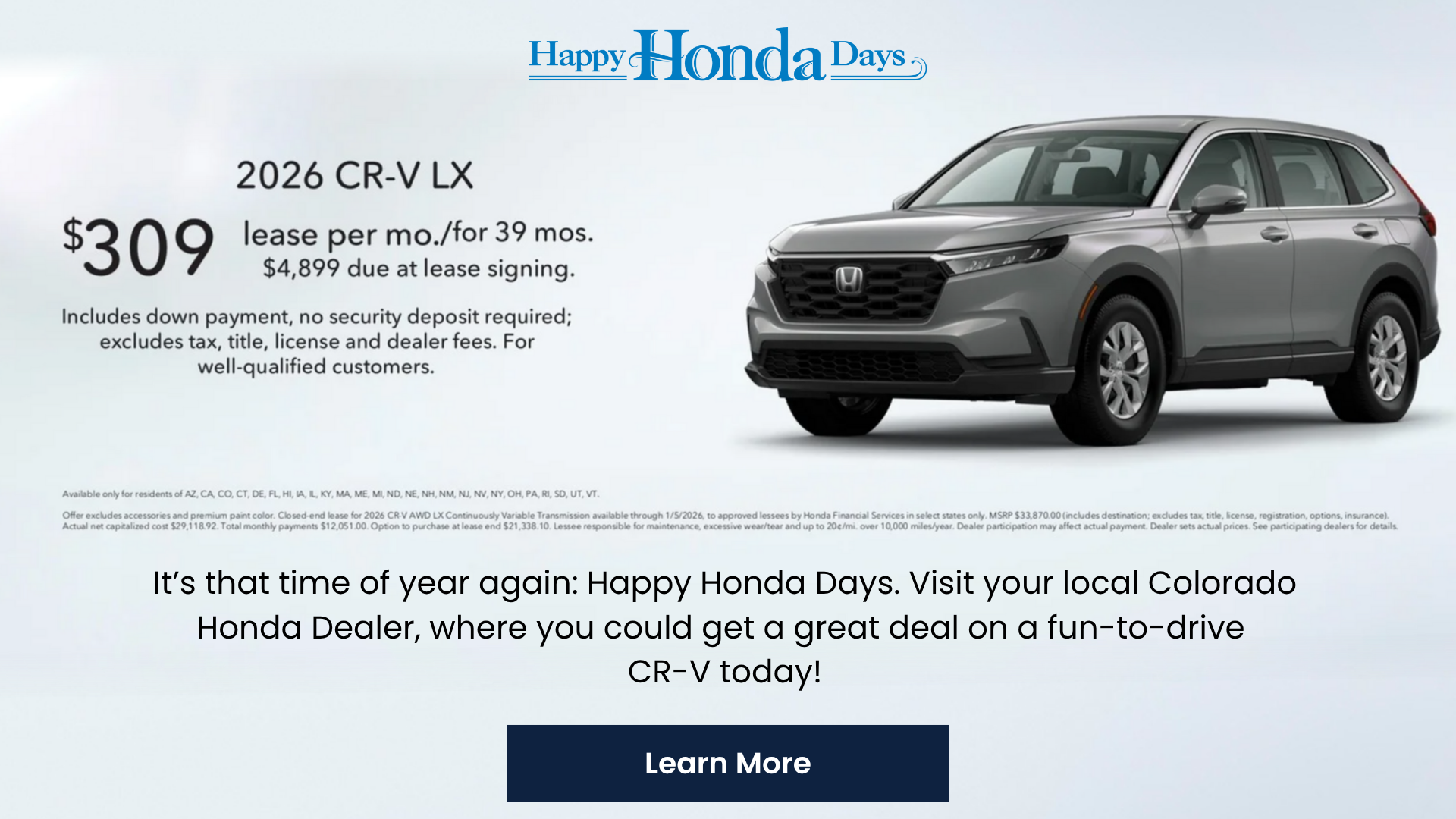 CO Honda Partner ad