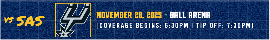 Denver Nuggets vs San Antonio- November 28, 2025 at Ball Arena