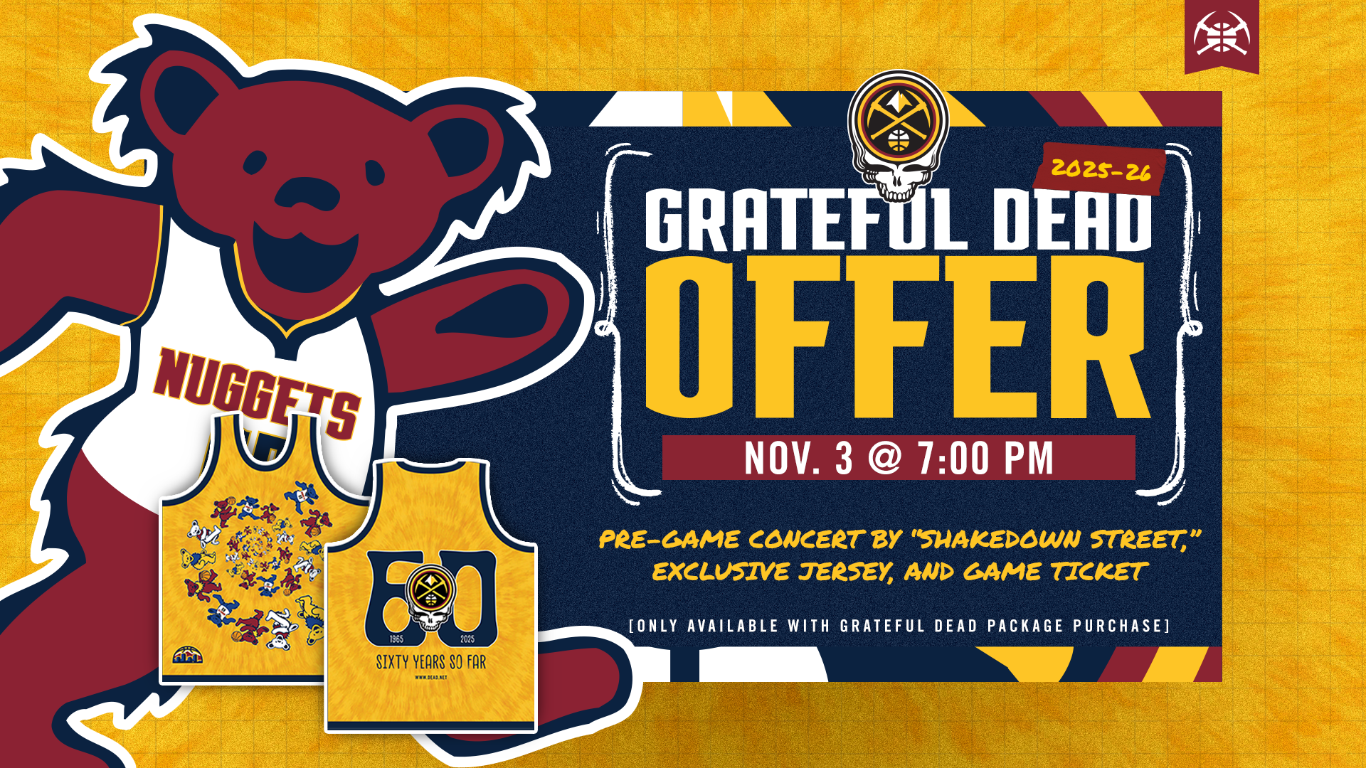 Denver Nuggets Grateful Dead Offer