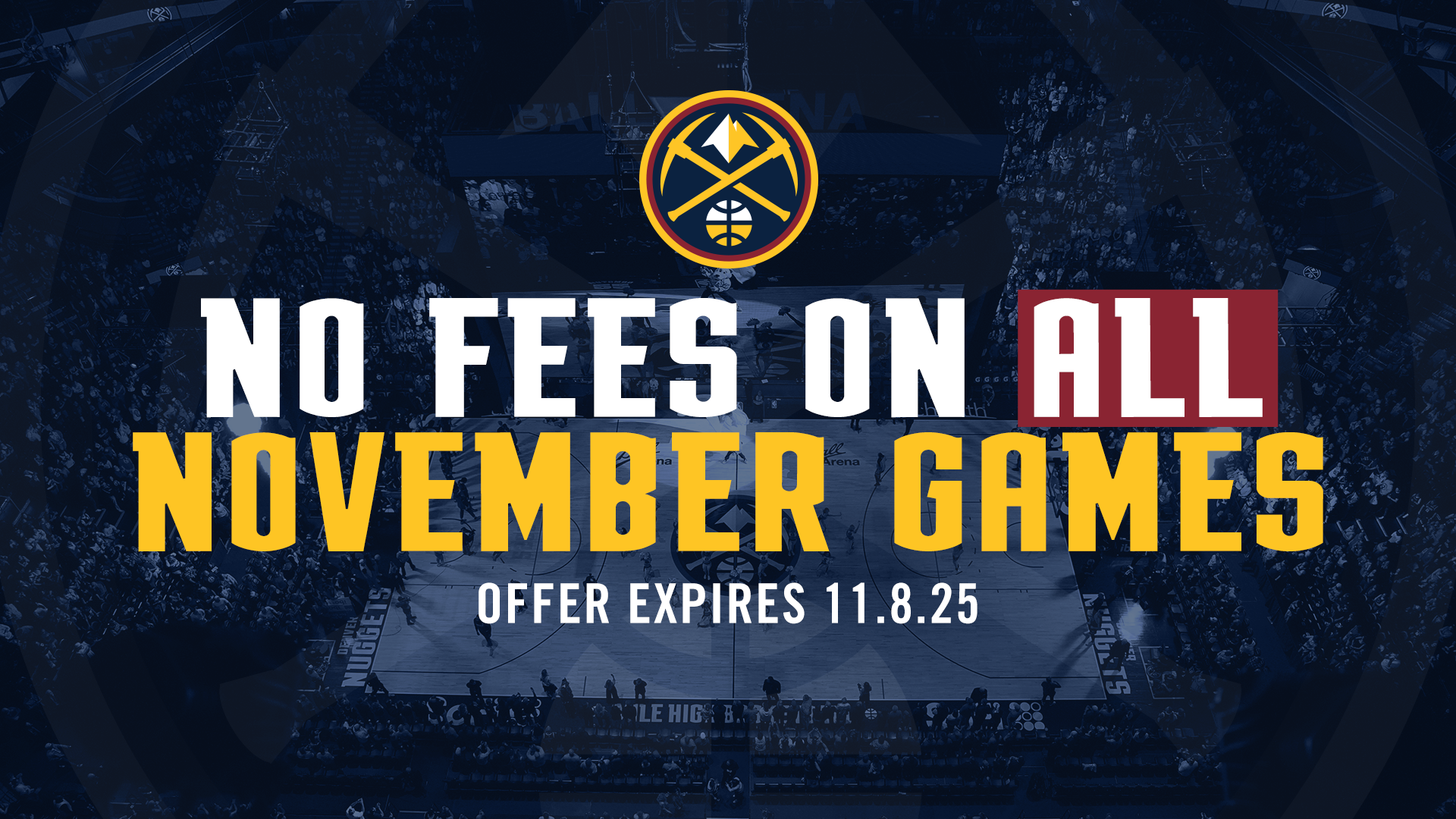 No Fees November Tickets