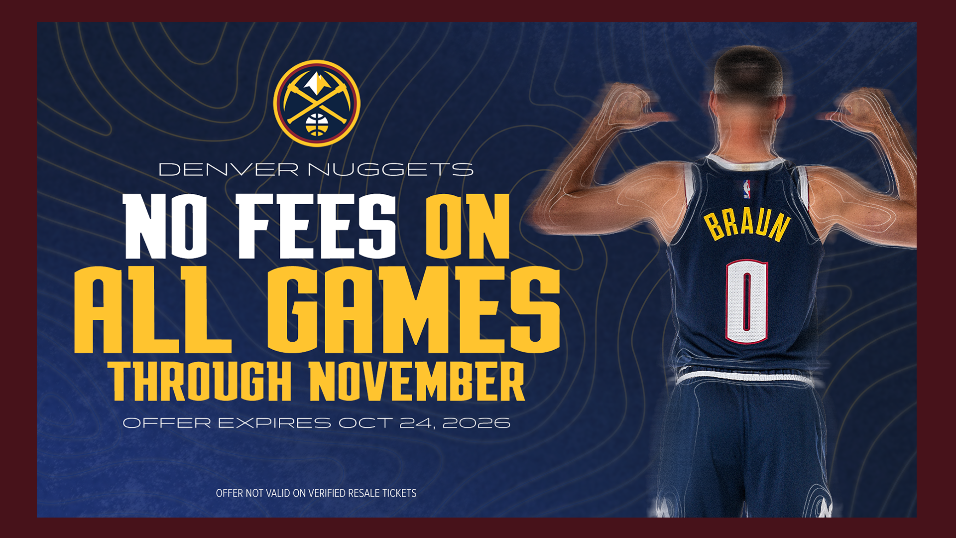 No Fees on All Games Through November