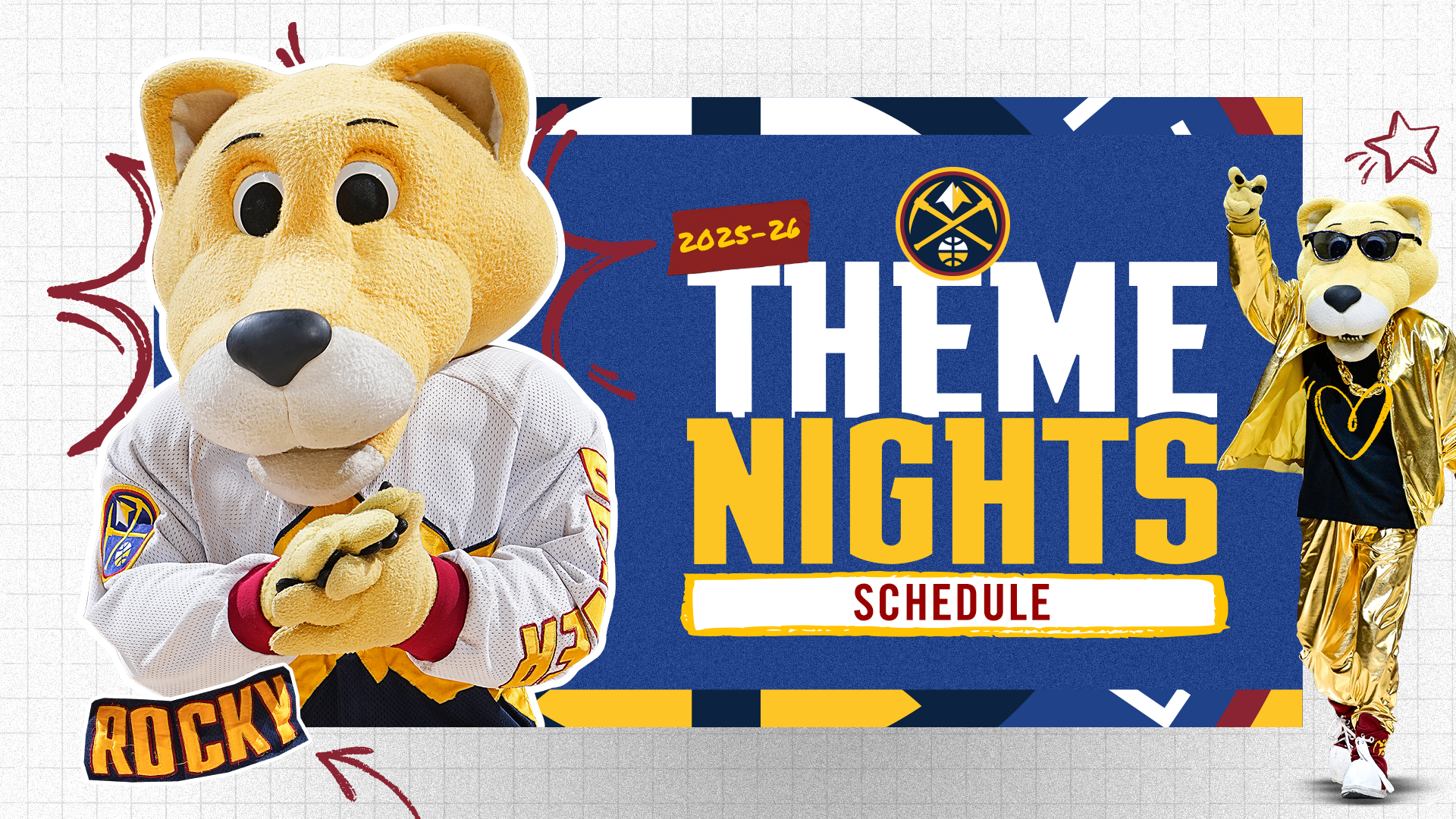 Denver Nuggets 2025-26 Theme Nights
