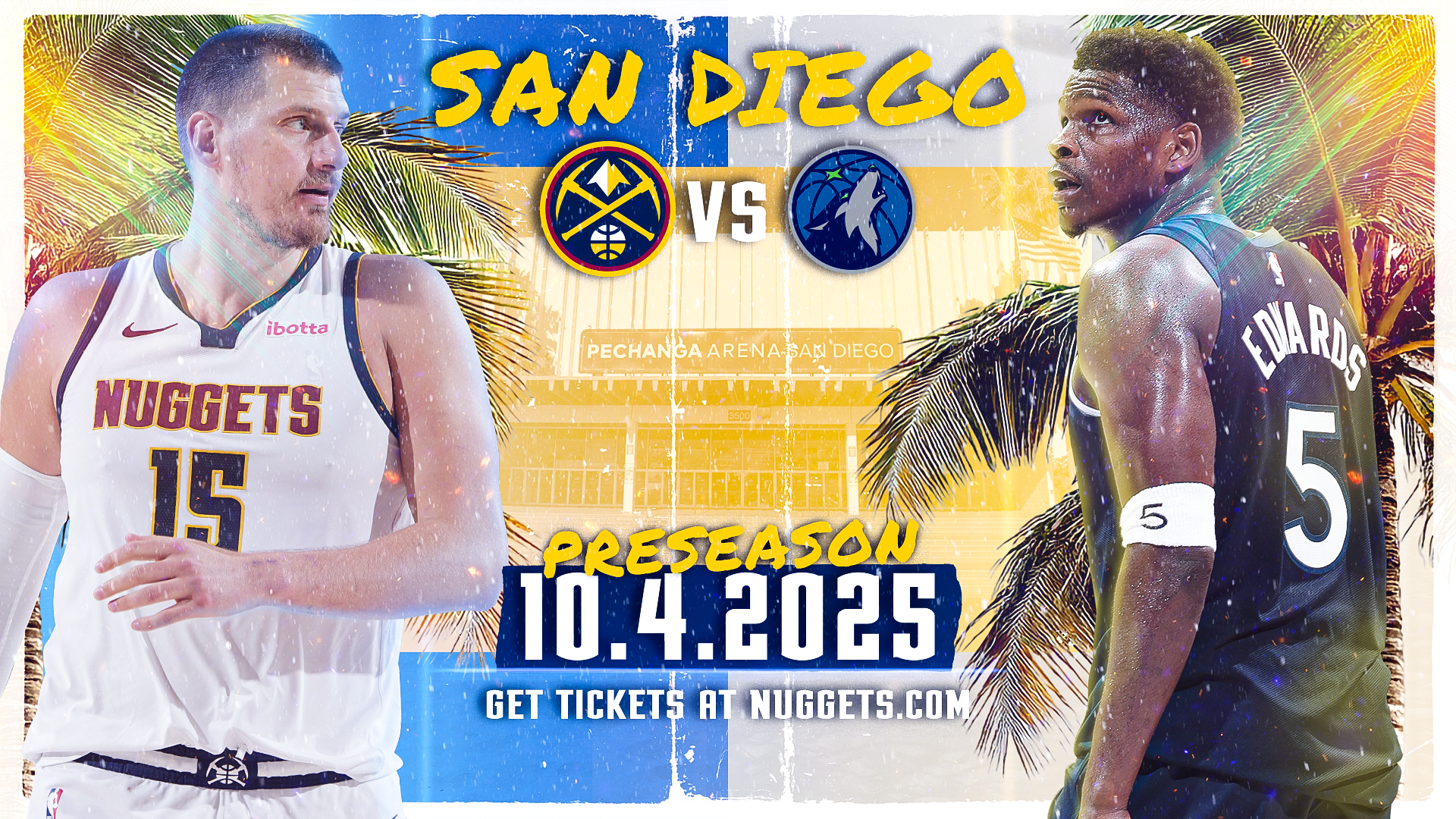 Denver Nuggets Preseason San Diego Game